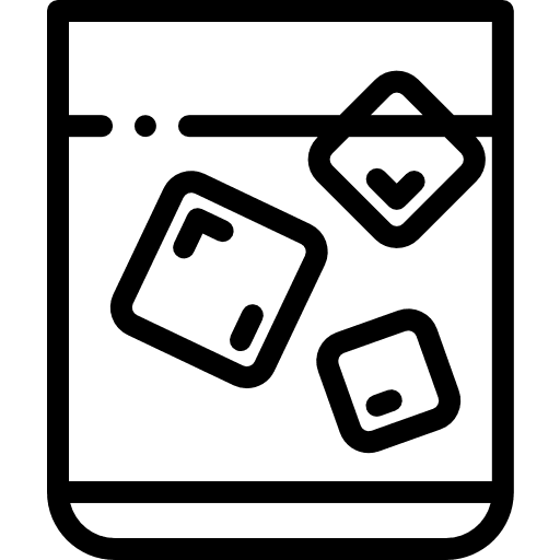 Whiskey food whiskey glass icon