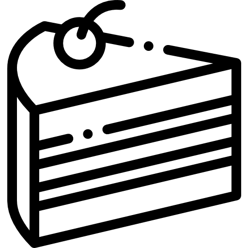 Cake slice cake slice food icon