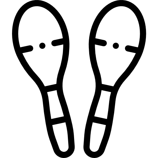 Maracas musical instrument music music and multimedia icon