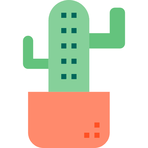 Cactus dry plant dessert icon