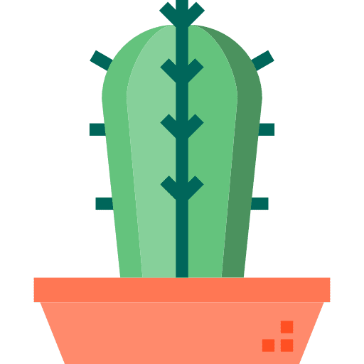 Cactus plant nature botanical icon