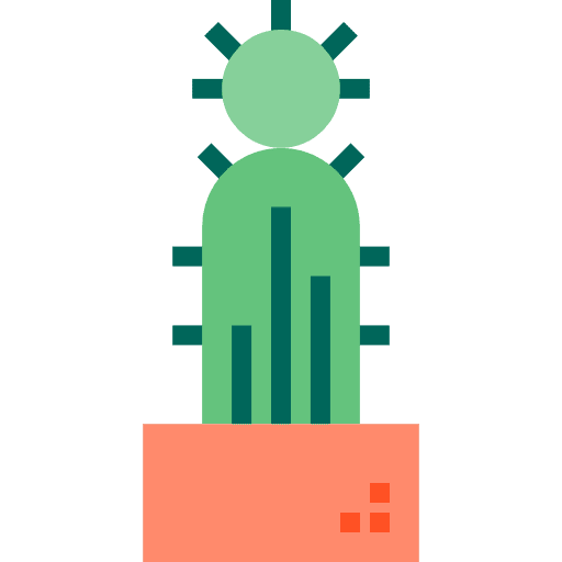 Cactus dessert botanical cactus icon