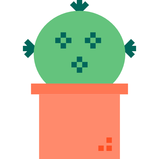 Cactus dessert dry cactus icon