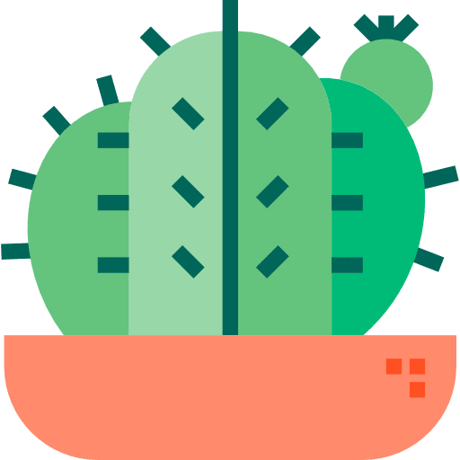 Cactus dry cactus botanical icon