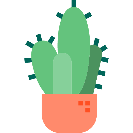 Cactus dessert plant cactus icon