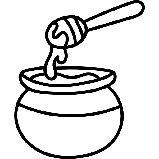 Honey healthy jar sweet icon