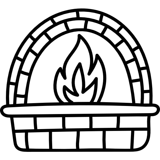 Oven bake cook bakery icon