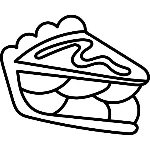 Pie cooking food and restaurant bakery icon