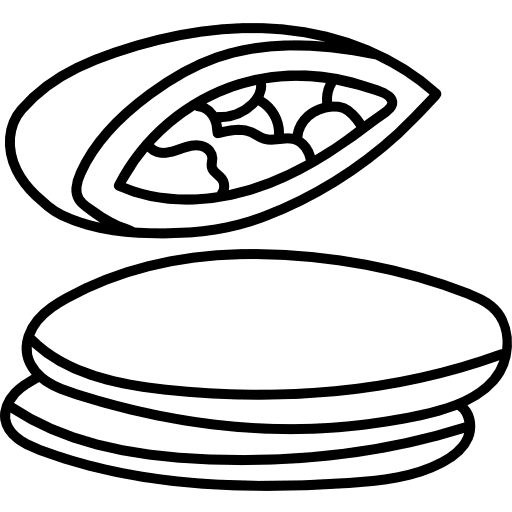 Pita  food and restaurant snack bread icon