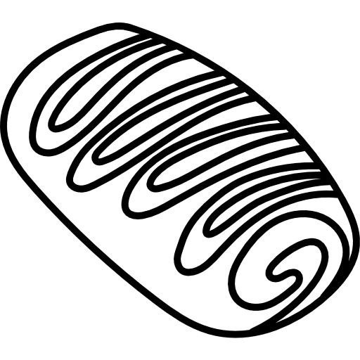 Roll cake roll cake bakery cake icon