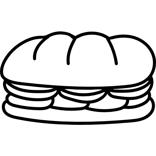 Sandwich food sandwich food and restaurant icon