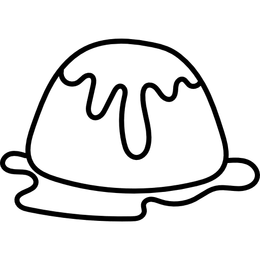 Creme caramel food and restaurant food dessert icon