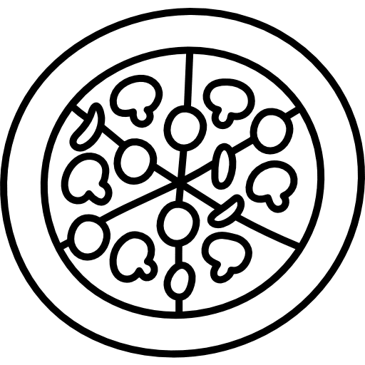 Pizza food italian food restaurants icon