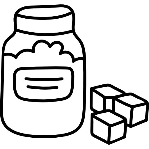 Sugar food food and restaurant kitchen icon