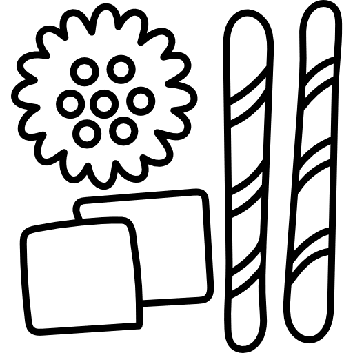 Biscuit appetizer bakery dessert icon