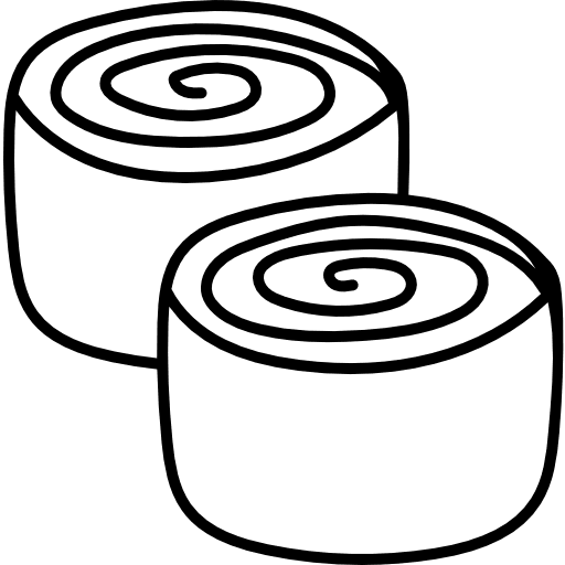 Cinnamon roll cinnamon roll food and restaurant dessert icon