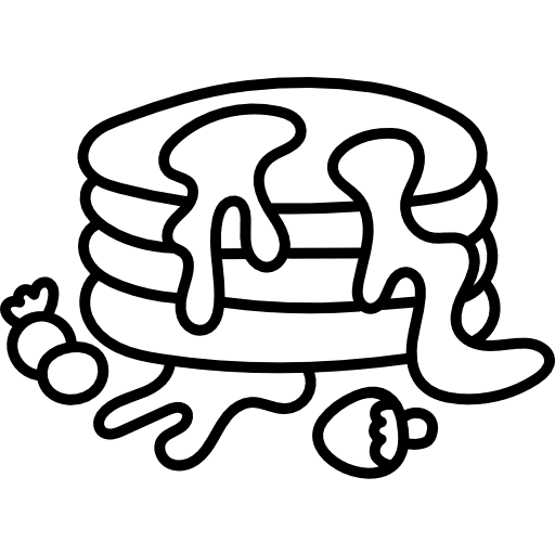 Pancake pancakes dessert food and restaurant icon