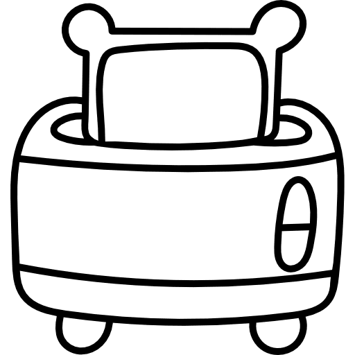 Toaster food and restaurant breakfast tool icon