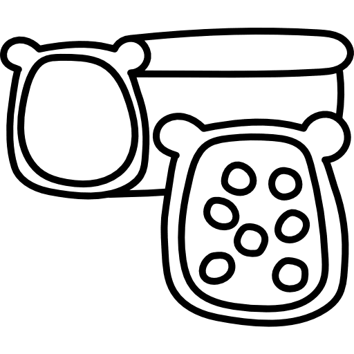 Bread dessert toast breakfast icon