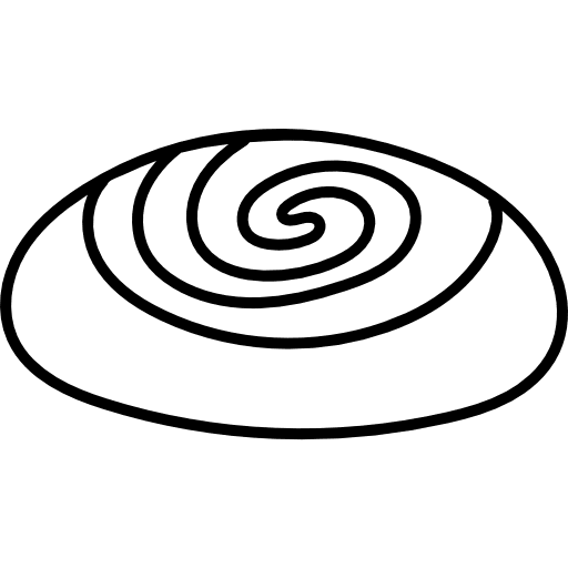 Bun bun sweet dessert icon