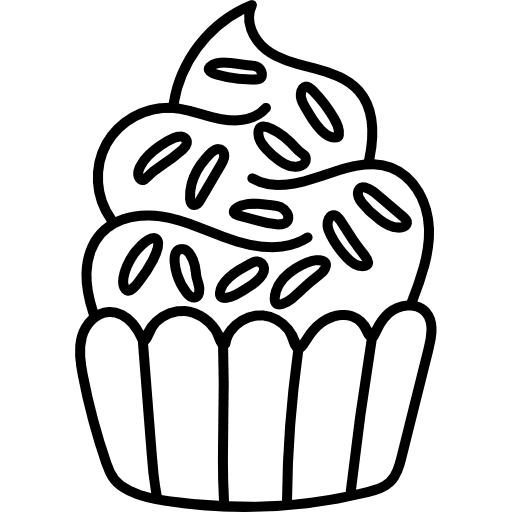 Cupcake cupcake sweet baked icon