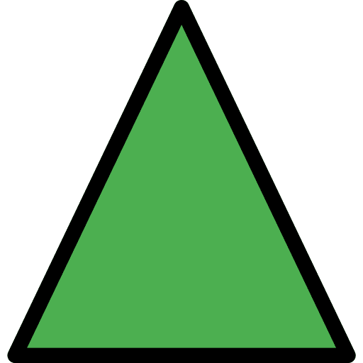Triangle triangle geometrical interface icon