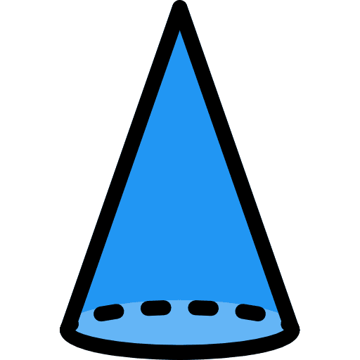 Cone shapes shapes and symbols cone icon