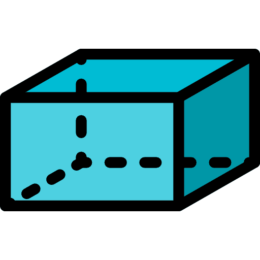Hexahedron shapes geometry polygonal icon
