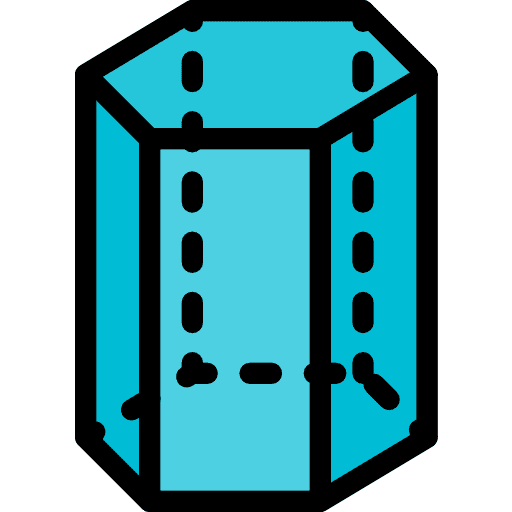 Cylinder shapes and symbols cylinder polygonal icon