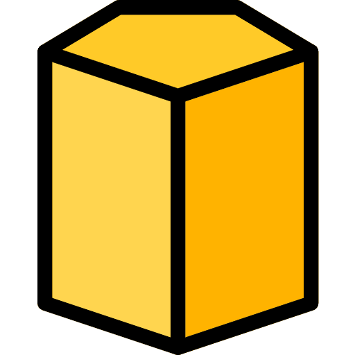 Cylinder shapes polygonal shapes and symbols icon