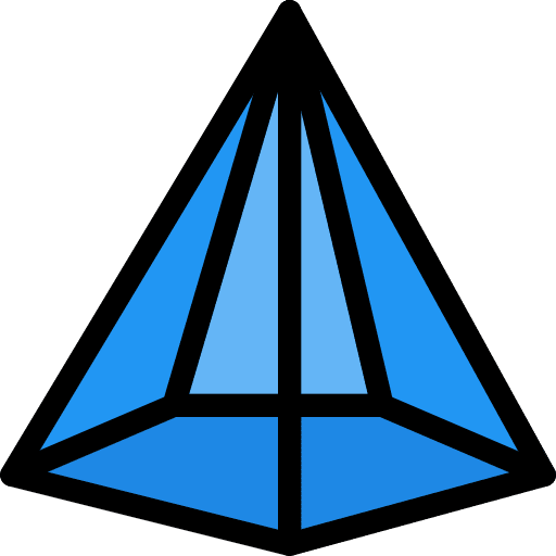 Cone shapes and symbols shapes interface icon