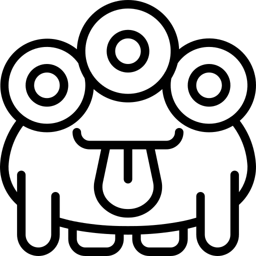 Monster spooky avatar monsters icon