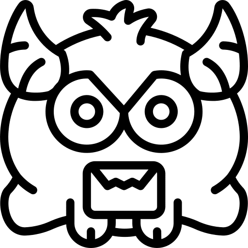 Monster spooky horror miscellaneous icon