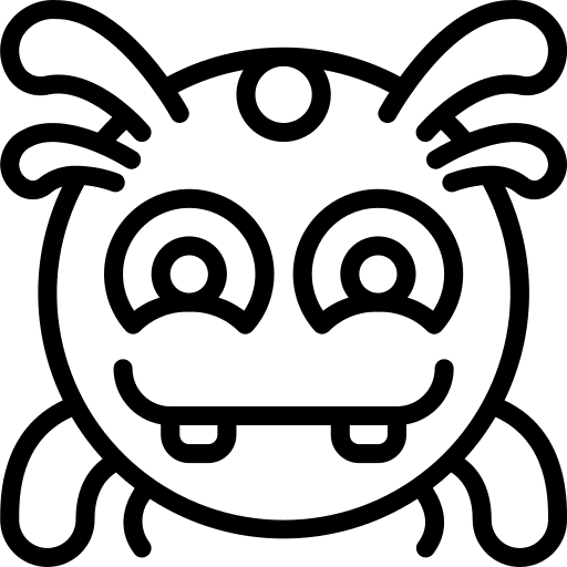 Monster avatar horror terror icon