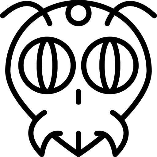 Monster halloween horror avatar icon