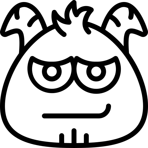 Monster halloween terror scary icon