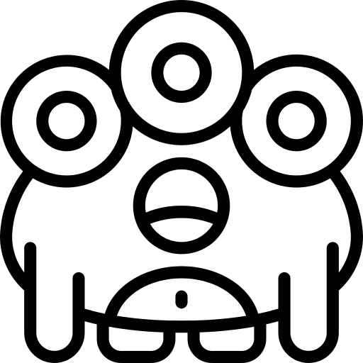 Monster monster halloween avatar icon