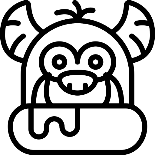 Monster halloween monster scary icon