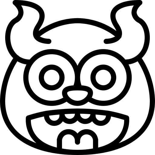 Monster horror avatar halloween icon