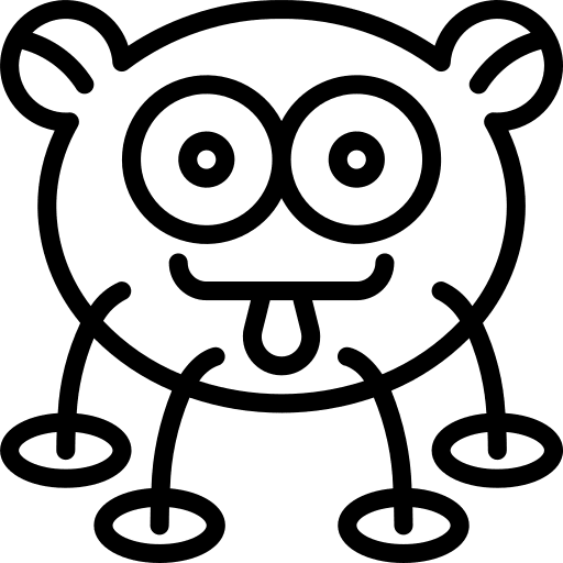 Monster avatar scary horror icon