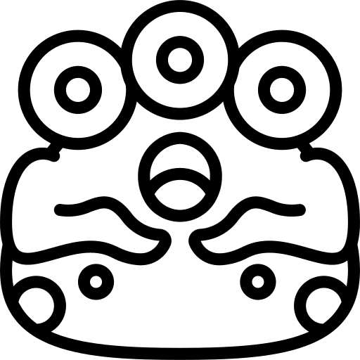 Monster spooky scary monster icon