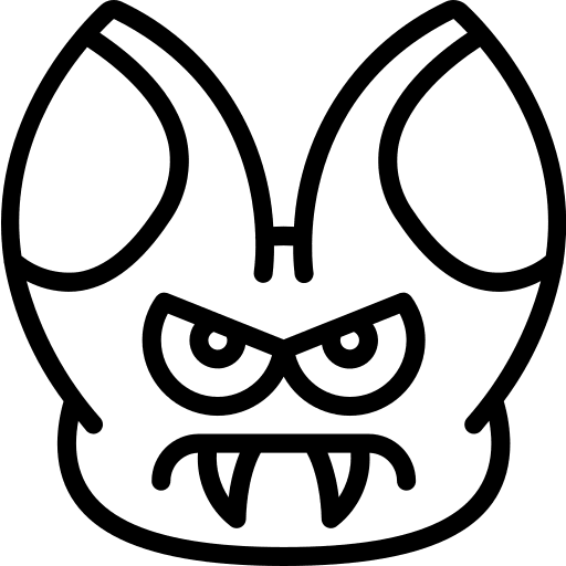 Monster ugly horror avatar icon