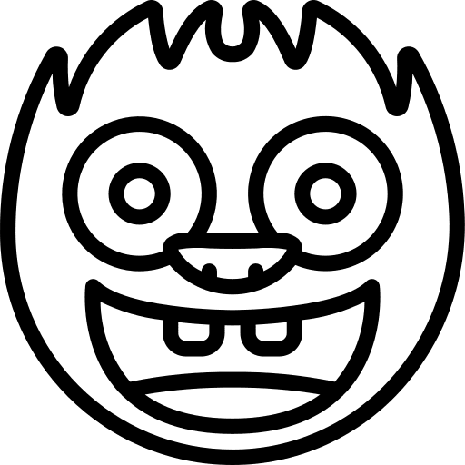 Monster avatar terror halloween icon