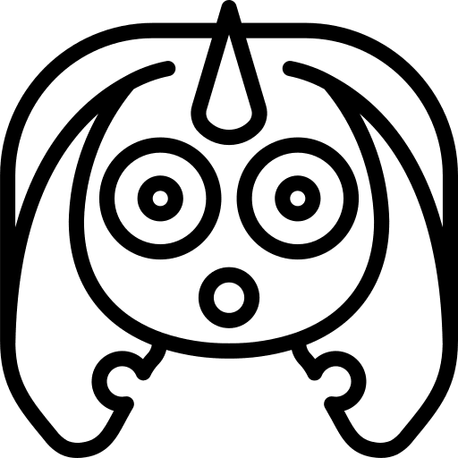 Monster fear monster horn icon