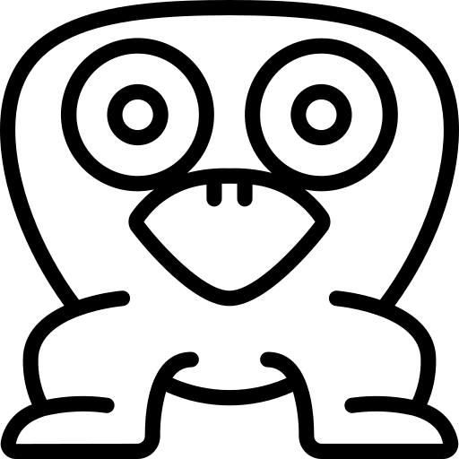 Monster halloween avatar horror icon