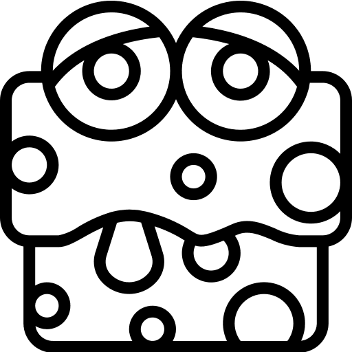 Monster monster horror fear icon