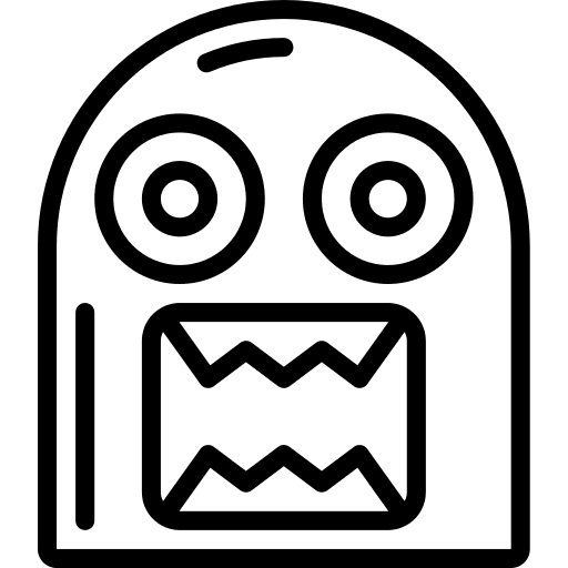 Monster spooky miscellaneous terror icon