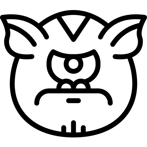 Cyclops miscellaneous monster horror icon