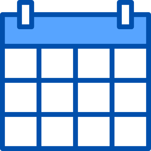 Calendar time administration interface icon