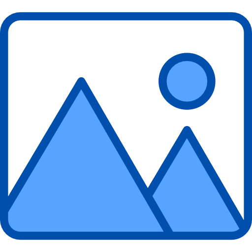 Image music and multimedia photo landscape icon